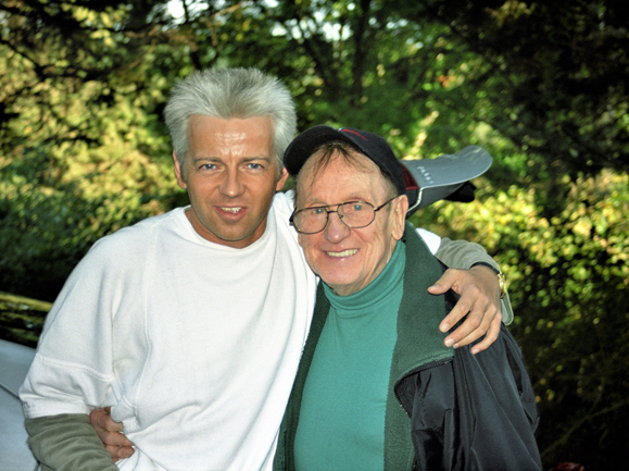 Photo Dominiak with Les Paul