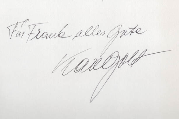 Autogramm Karel Gott