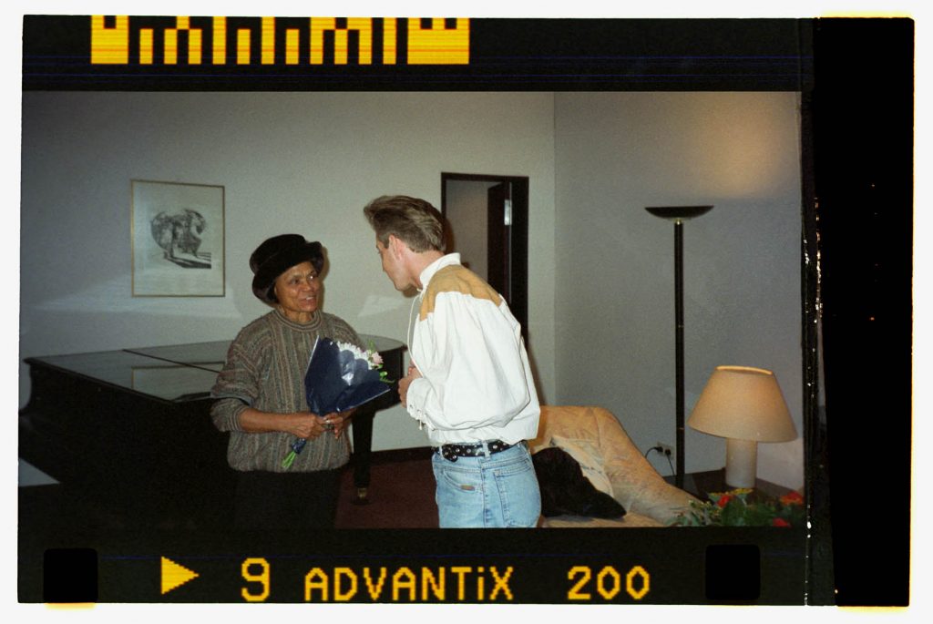 Photo Dominiak meets Eartha Kitt