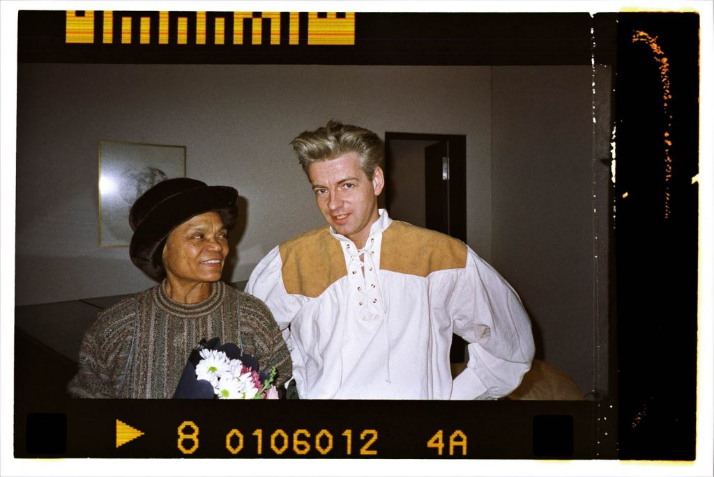 Photo Dominiak with Eartha Kitt