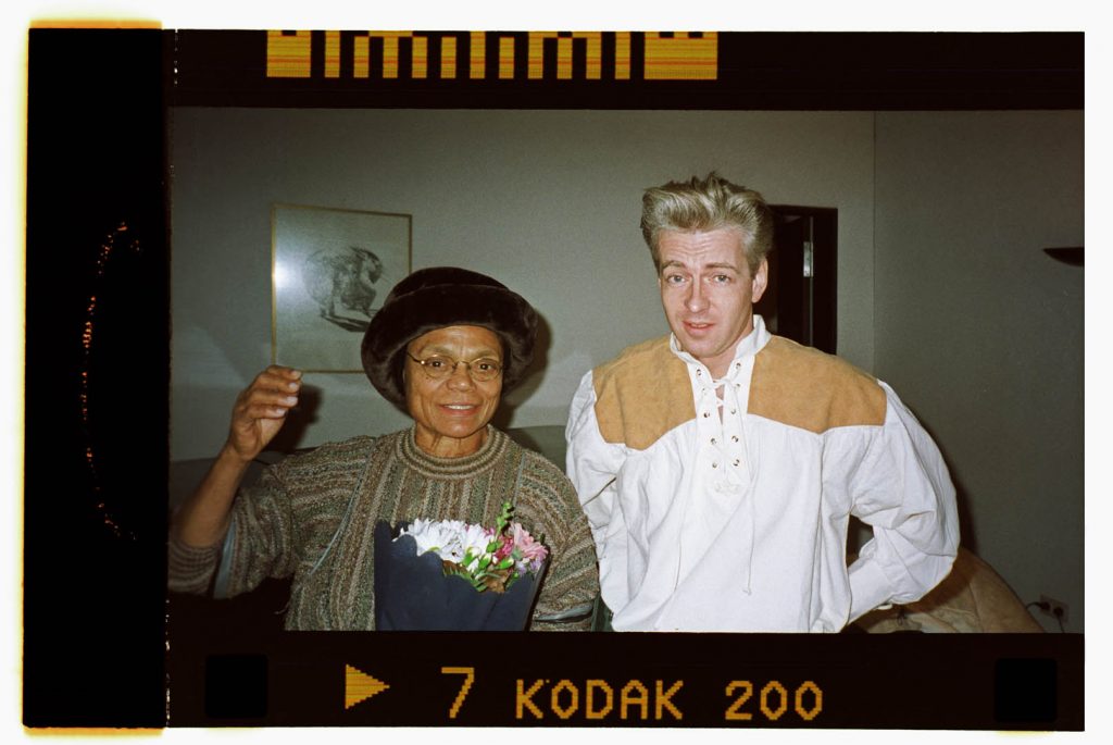 Photo Dominiak with Eartha Kitt 2