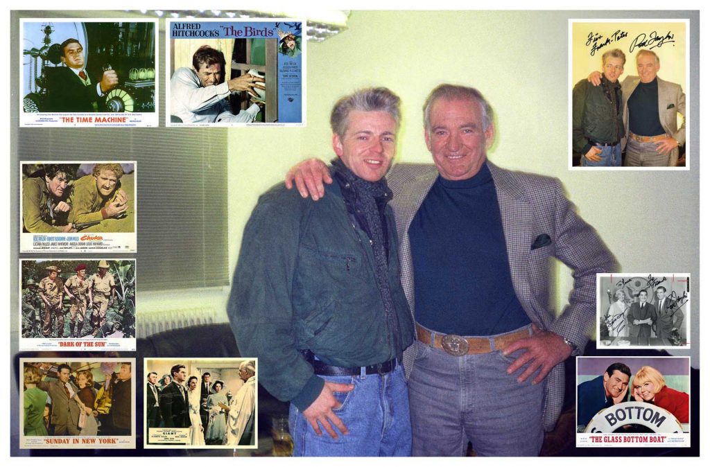 Photo Frank Dominiak with Rod Taylor
