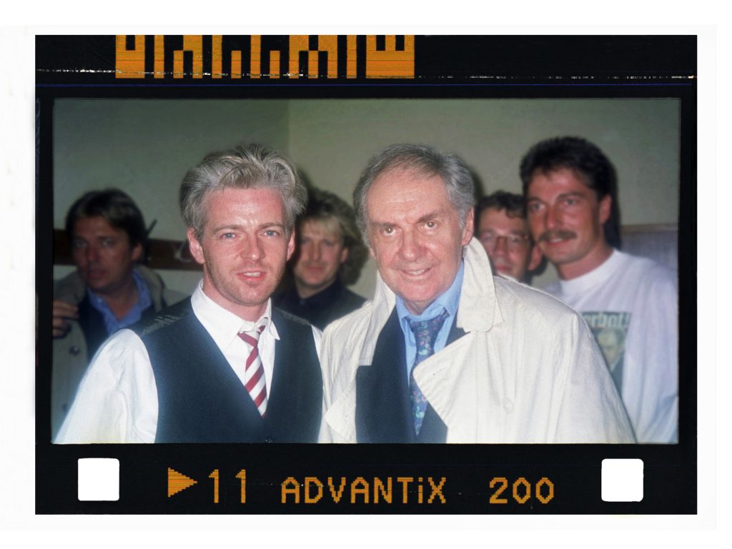 Photo Dominiak with Harald Juhnke