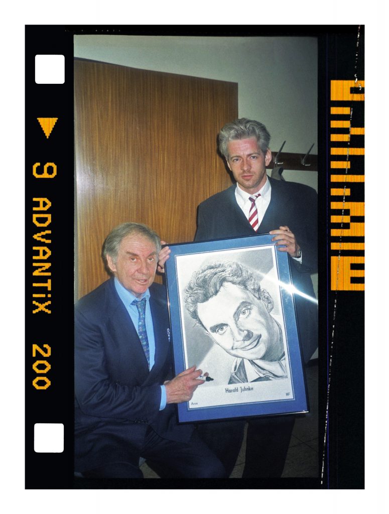 Foto Dominiak mit Harald Juhnke