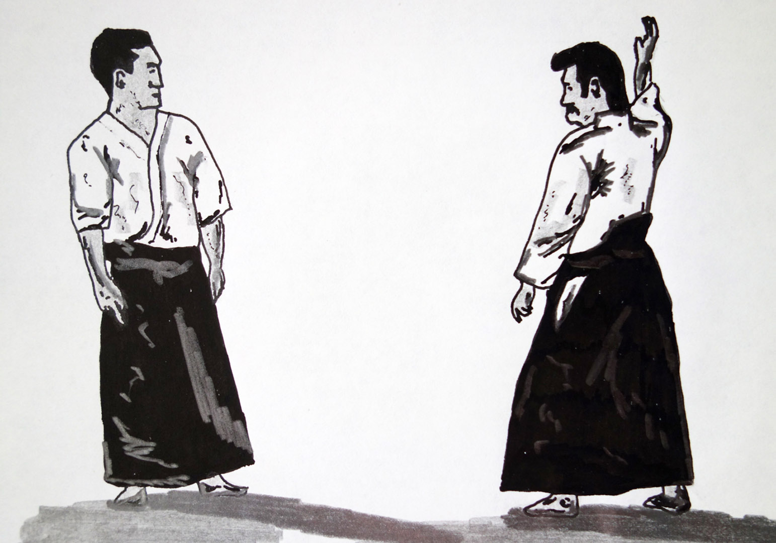 Aikido-Ausstellung-Diashow-Bewegungen