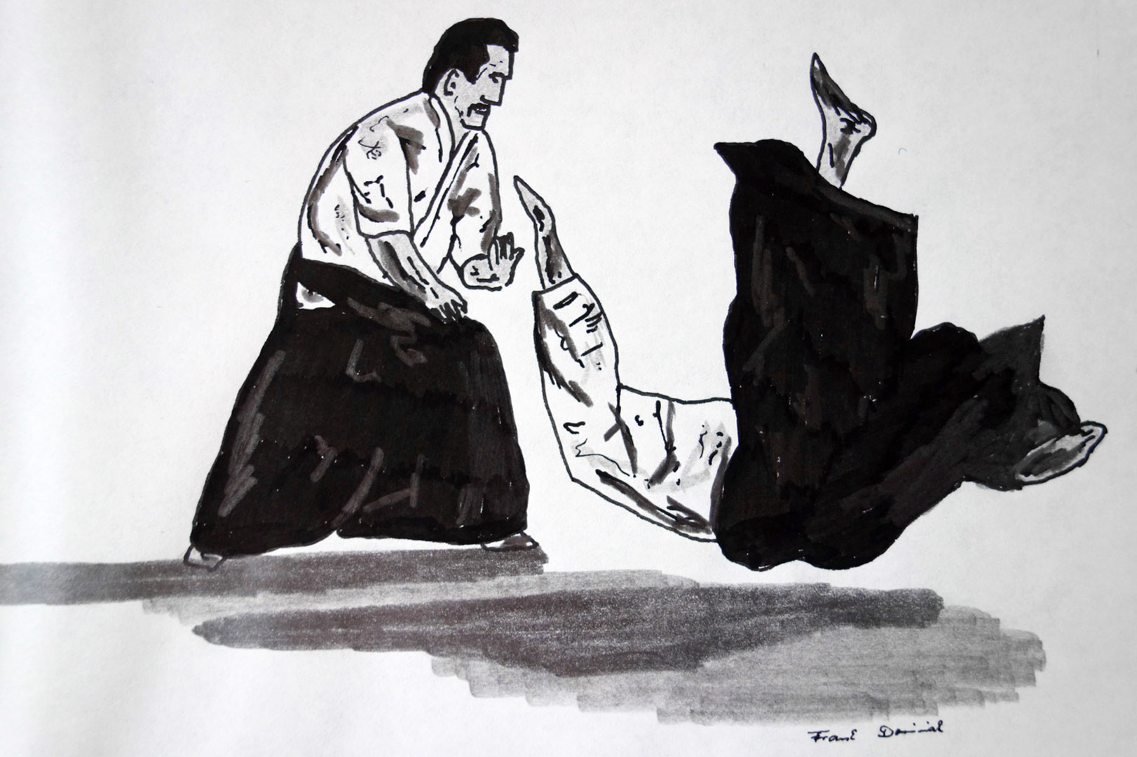 Aikido-Ausstellung-Diashow-Wurftechnik