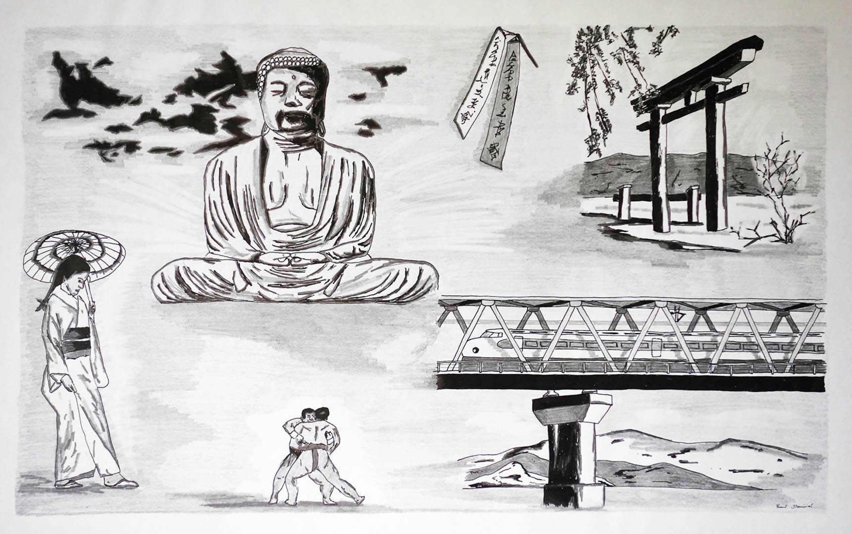 Aikido-Ausstellung-Diashow-Japan2