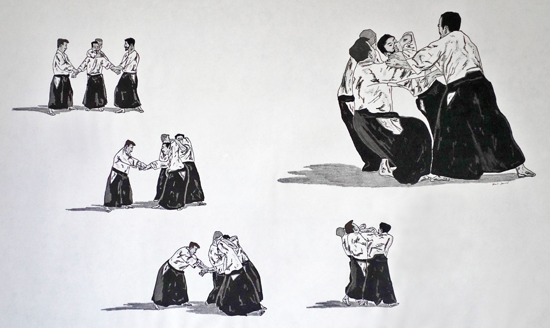 Aikido-Ausstellung-Diashow-Verteidigung