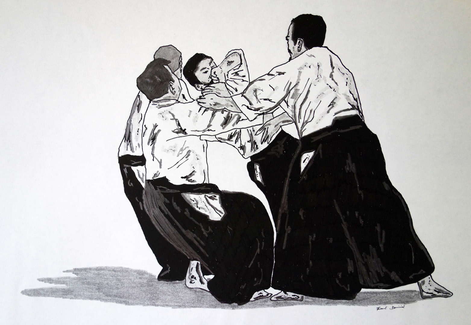 Aikido-Ausstellung-Diashow-Verteidigung