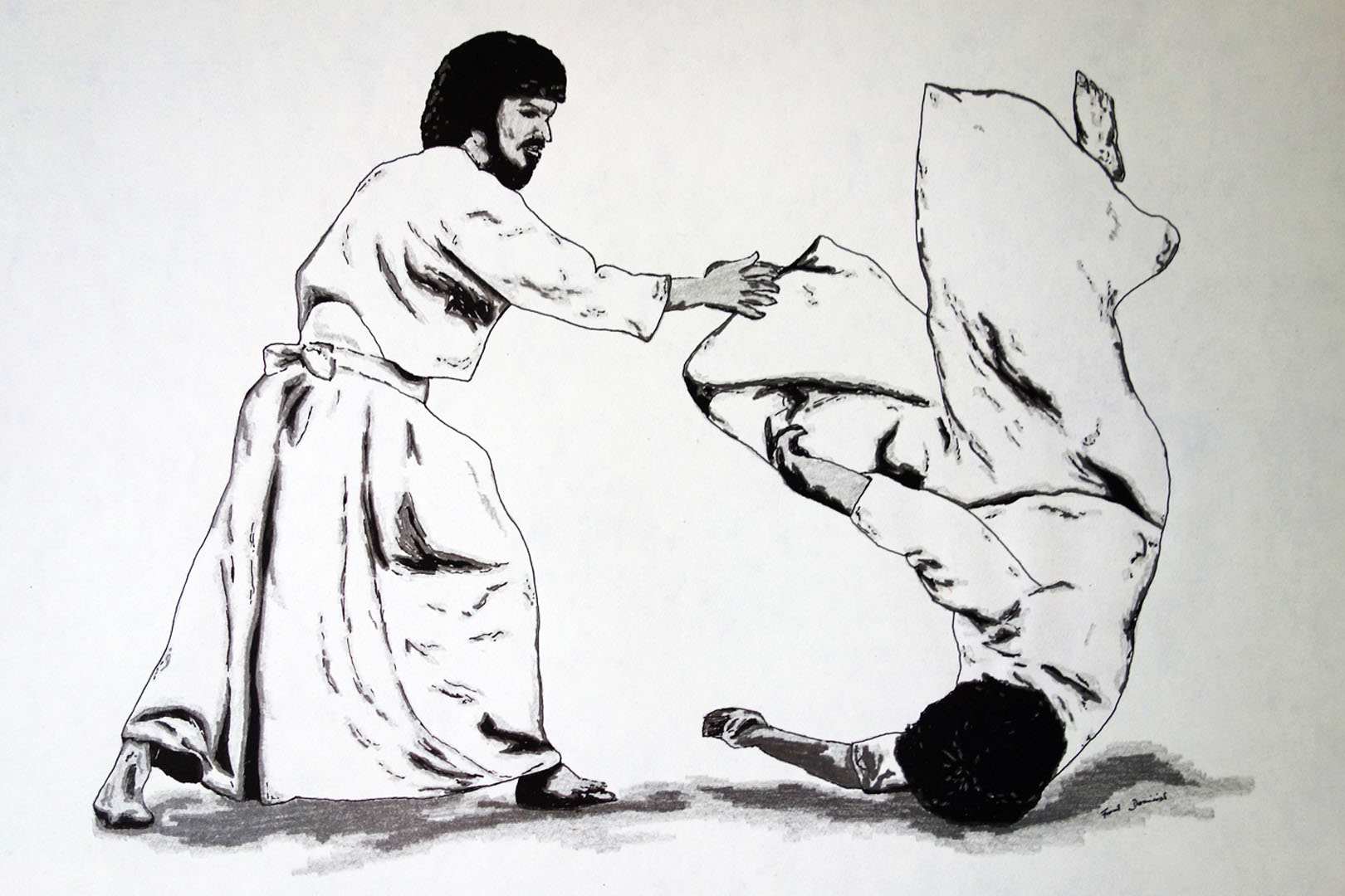 Aikido-Ausstellung-Diashow-Training