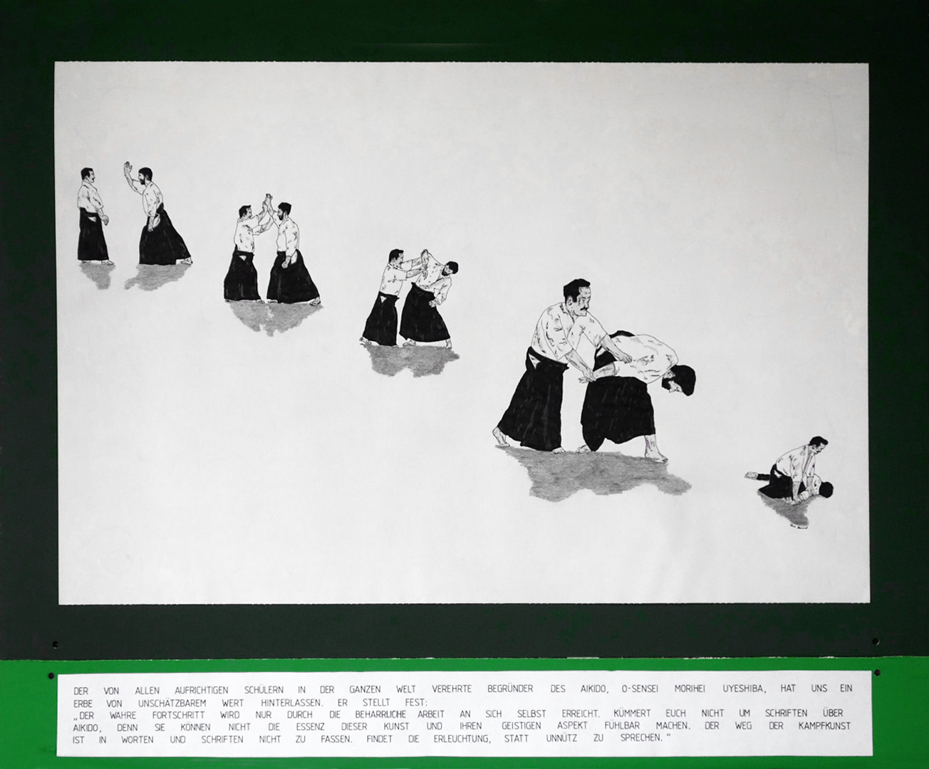 Aikido-Ausstellung-Diashow-Fortschritt