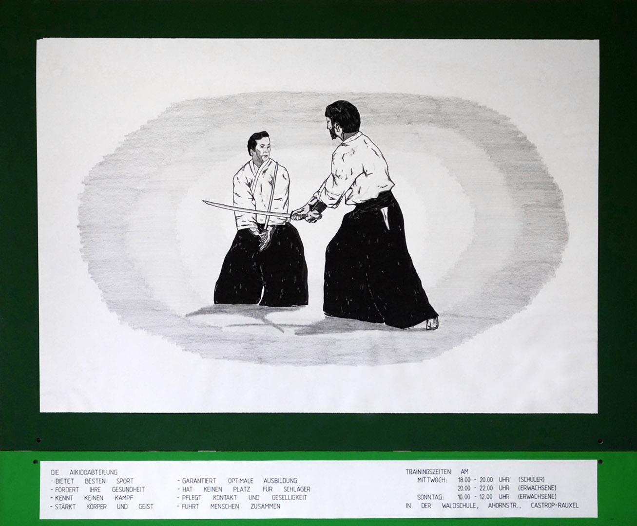 Aikido-Ausstellung-Diashow-Geselligkeit
