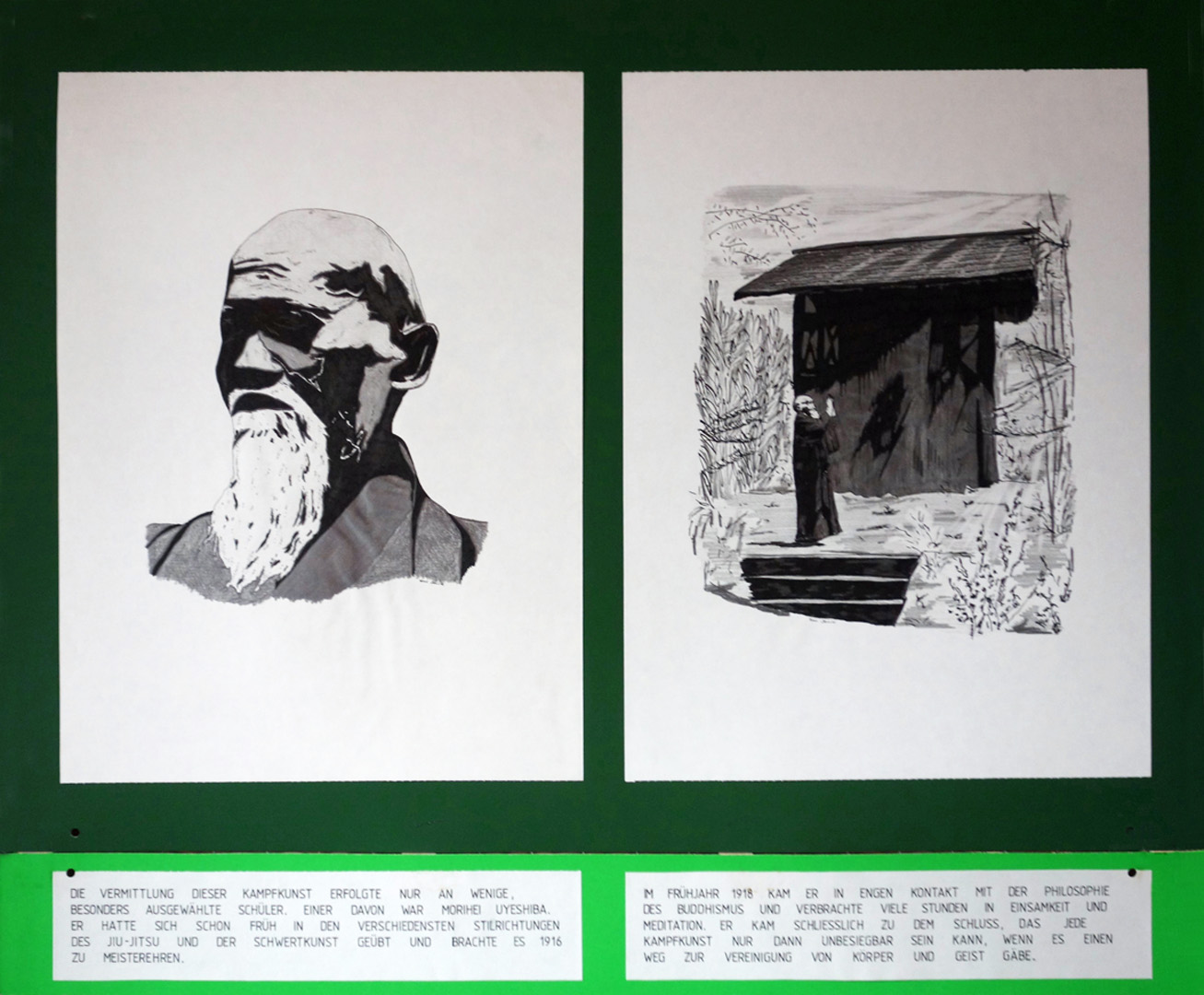 Aikido-Ausstellung-Diashow-Ueshiba Morihei
