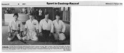 Zeitungsartikel Aikido
