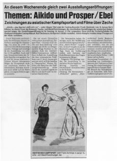Aikido Zeitungsartikel