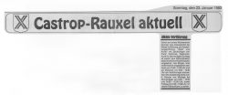 Castrop-Rauxel aktuell Zeitungsartikel Aikido