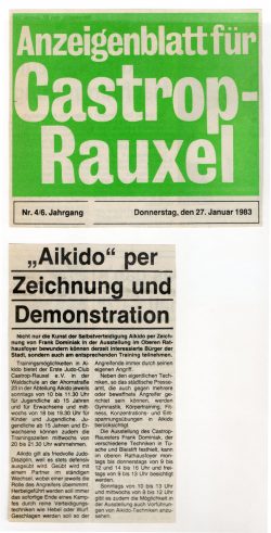 Zeitungsausschnitt Anzeigeblatt für Castrop-Rauxel